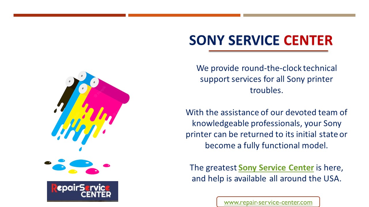 PPT Sony Repair Service Center in USA PowerPoint presentation free