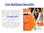 live vashikaran specialist