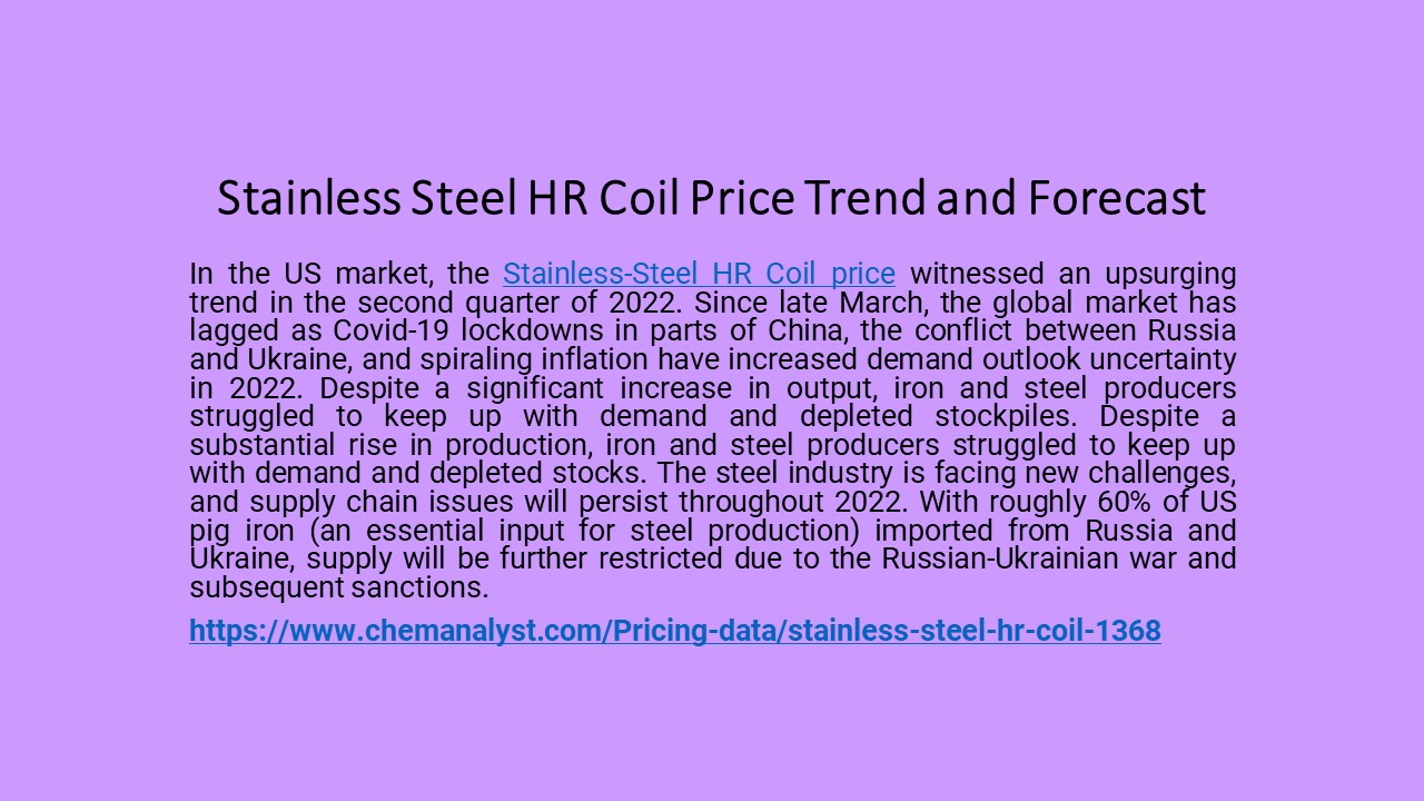 Stainless Steel HR Coil Prices online