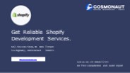 Get Reliable Shopify Development Services.