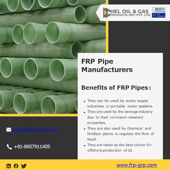 Leading Frp-Grp pipe suppliers in Mumbai