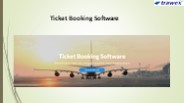 Ticket Booking Software