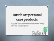 RUSTIC ART