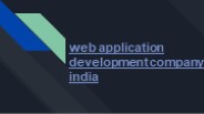 web application development in india