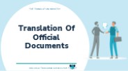 Translation of Official Documents
