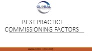 COMMISSIONING MANAGEMENT SERVICES
