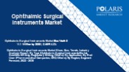 Ophthalmic Surgical Instruments Market