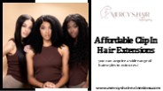 Straight Hair Extensions Clip In (1)