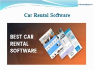 Car Rental Software