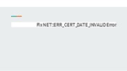 NET::ERR_CERT_DATE_INVALID