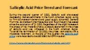 Salicylic acid Prices online