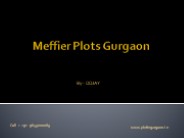 Meffier Plots Sector 4 | Residential plots Sohna