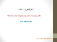 Ladies Fashion Tops and Bottoms