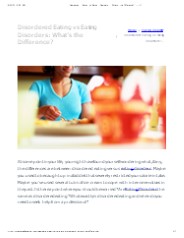 Disordered Eating vs Eating Disorders: What’s the Difference?