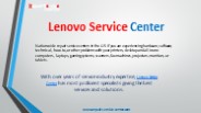 Lenovo Service Center