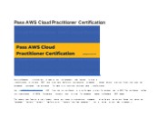 Pass AWS Cloud Practitioner Certification