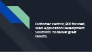 web application development company in india