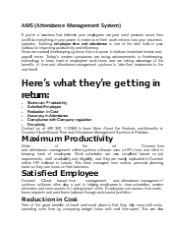 AMS (Attendance Management System)