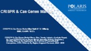 CRISPR & Cas Genes Market
