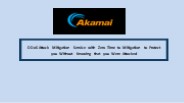 DDoS mitigation software