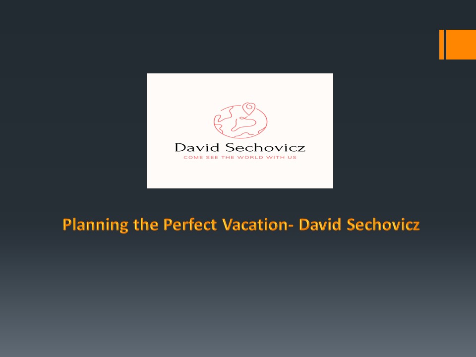 Planning the Perfect Vacation- David Sechovicz