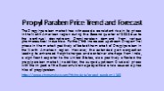 Propyl paraben Prices online