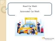 Difference Between Hand Car Wash and Automatic Car Wash
