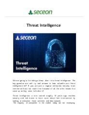 Threat Intelligen in USA