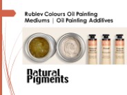 Rublev Colours Oil Painting Mediums | Oil Painting Additives