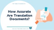 How Accurate Are Translation Documents?