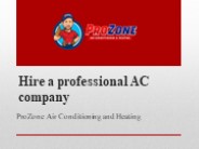Hire a Professional AC Company
