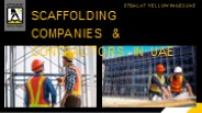 Scaffolding Companies & Contractors in UAE