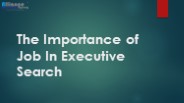 Services for executive search in India