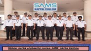 Diploma marine engineering course - SAMS Marine Institute