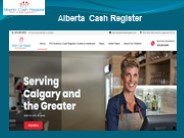 Retail Cash Register - Alberta Cash Register