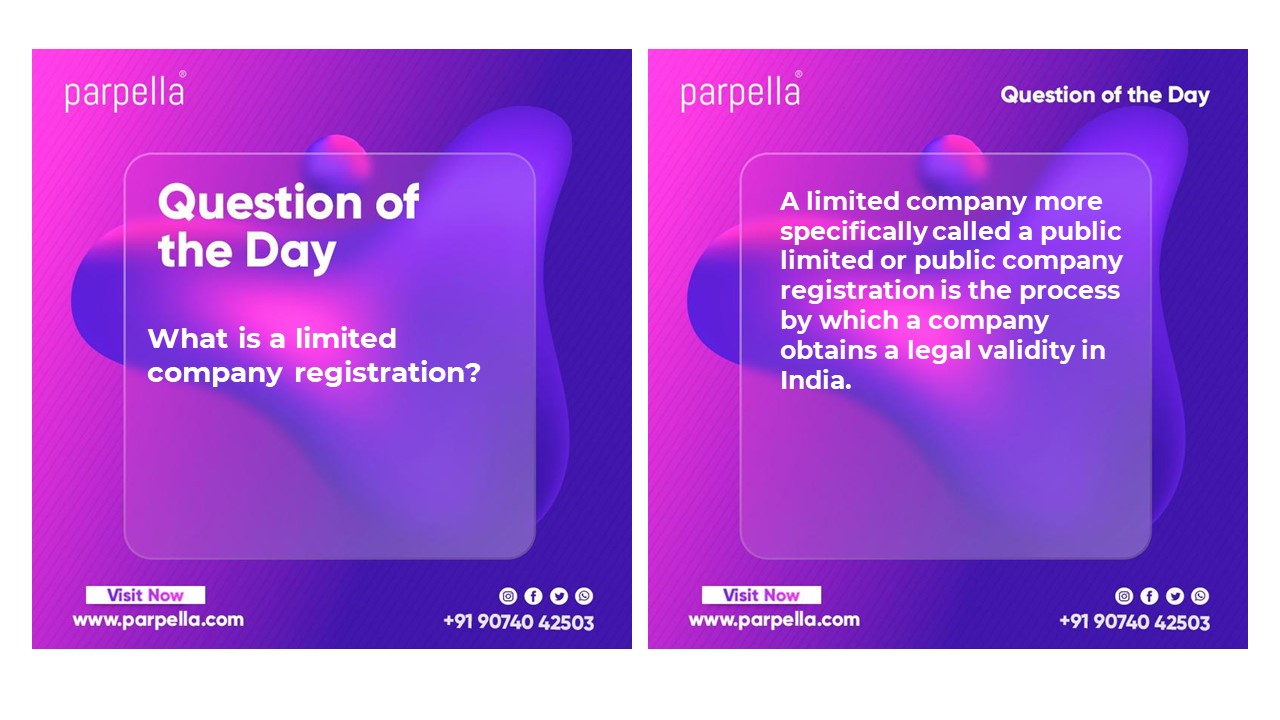 What is a limited company registration?