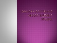 Galaxy A13 5G is a Great Budget Phone