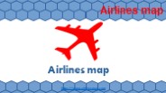 AIRLINES MAP FLIGHTS