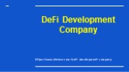 DeFi Development Company