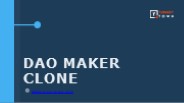DAO Maker Clone By Turnkeytown