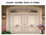 Custom wooden Doors in Dubai