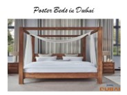 Poster Beds in Dubai