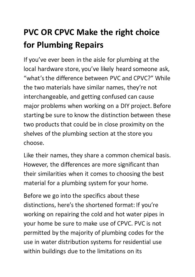 cpvc pipes and fittings suppliers in india