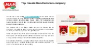 Top masala Manufacturers companyv