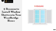 Why You Should Choose Window Shutters