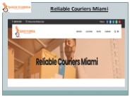 Reliable Couriers Miami - Quick Florida Couriers