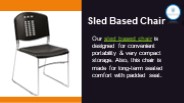 Sled Based Chair_