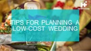 Tips for planning a low-cost wedding