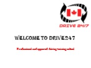 The Professional Driving  Training Schools