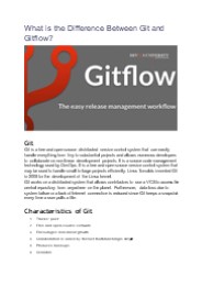 Difference between Git and Gitflow (1)